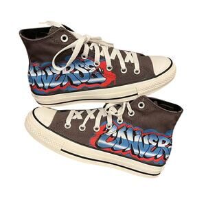 Rare Converse All Star Graffiti High 70 OX Sneakers Size 7 Multicolored